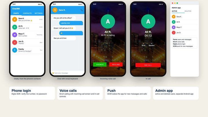 Chat and Voice Calling App
